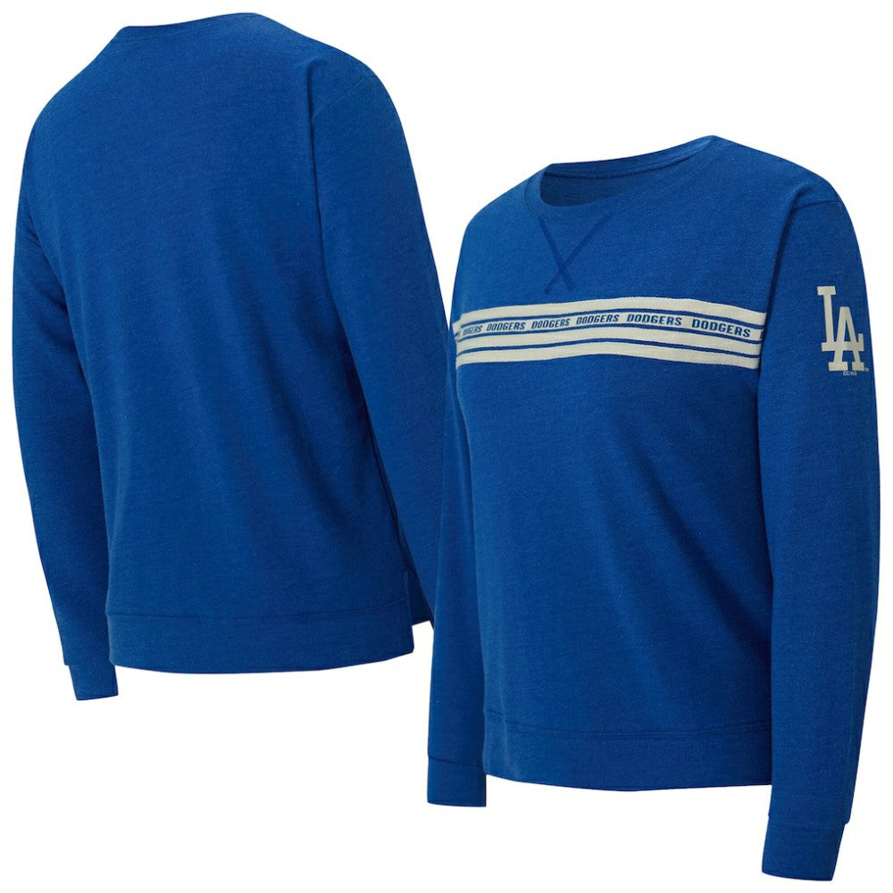 Los Angeles Dodgers Concepts Sport Women's Birch French Terry Long Sleeve T-Shirt - MLB