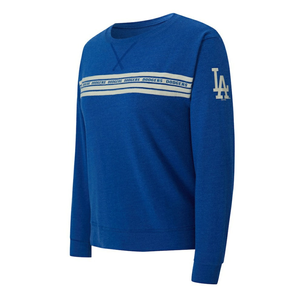 Los Angeles Dodgers Concepts Sport Women's Birch French Terry Long Sleeve T-Shirt - MLB