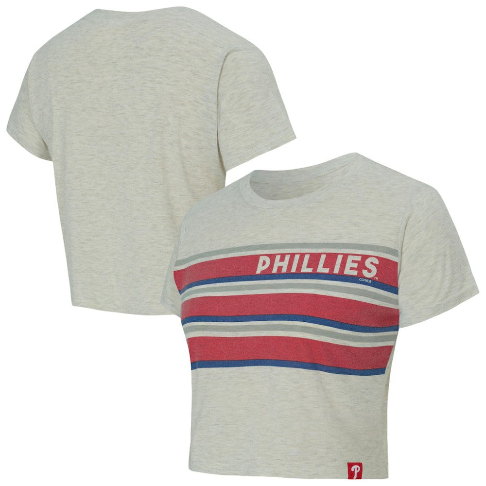 Philadelphia Phillies Concepts Sport Women's Birch Cropped T-Shirt - MLB