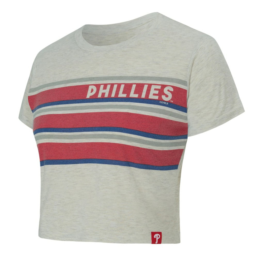 Philadelphia Phillies Concepts Sport Women's Birch Cropped T-Shirt - MLB