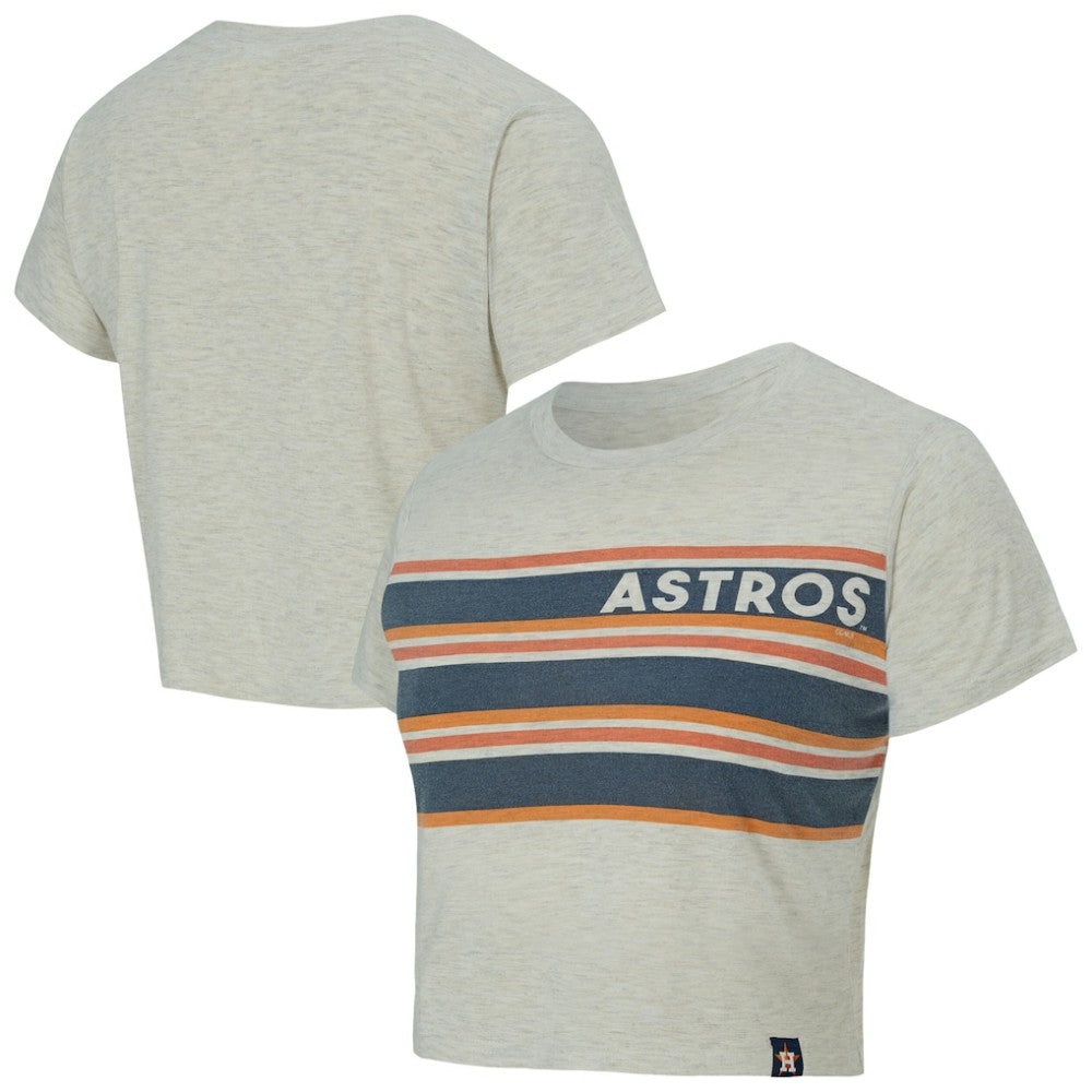 Houston Astros Concepts Sport Women's Birch Cropped T-Shirt - MLB