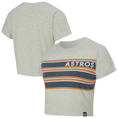 Houston Astros Concepts Sport Women's Birch Cropped T-Shirt - MLB
