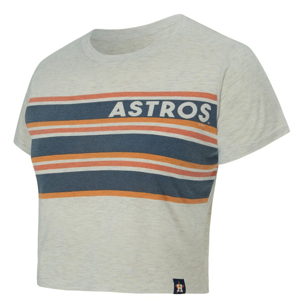 Houston Astros Concepts Sport Women's Birch Cropped T-Shirt - MLB