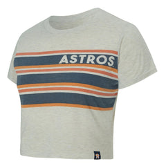 Houston Astros Concepts Sport Women's Birch Cropped T-Shirt - MLB