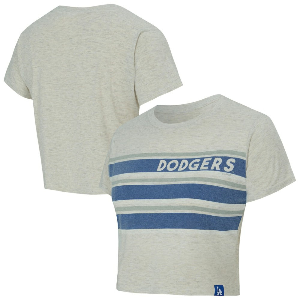 Los Angeles Dodgers Concepts Sport Women's Birch Cropped T-Shirt - MLB