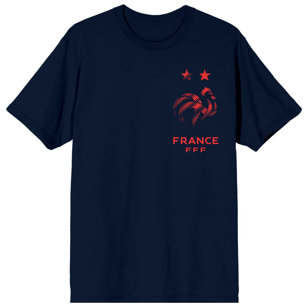 France National Team Vibrez Blues T-Shirt Navy - FIFA World CUP