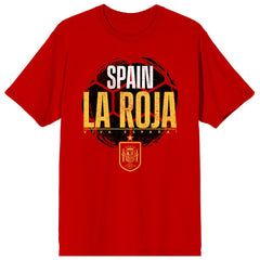 Spain National Team La Roja T-Shirt Red - FIFA World CUP
