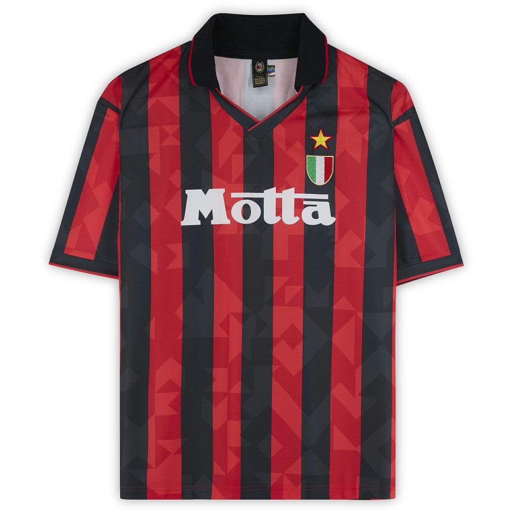 Andriy Shevchenko AC Milan Autographed 1994 Red/Black Home Jersey Icons - FIFA World CUP