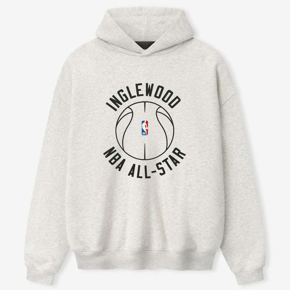 Fear of God Unisex 2026 NBA All-Star Game x Inglewood 90's Hoodie Heather Gray - NBA