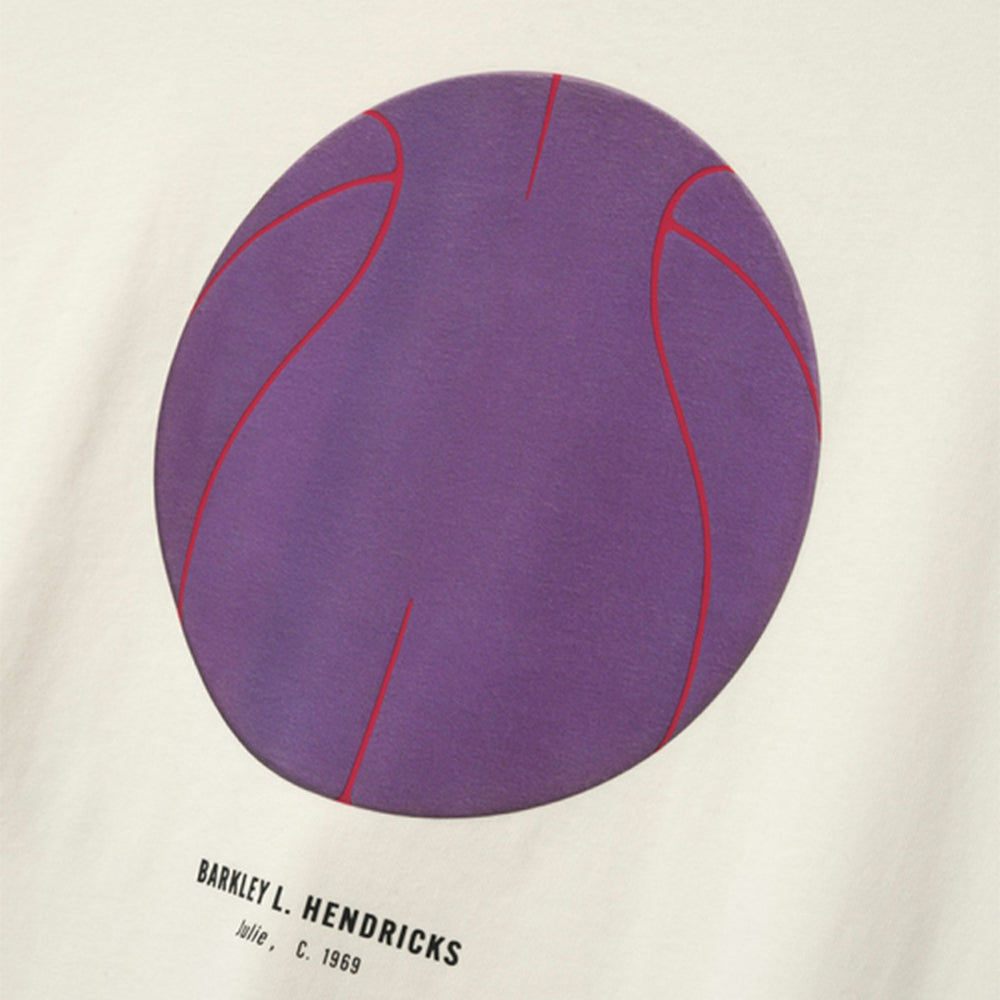 Los Angeles Lakers Fear of God x Barkley L. Hendricks Unisex 90's T-Shirt Cream - NBA