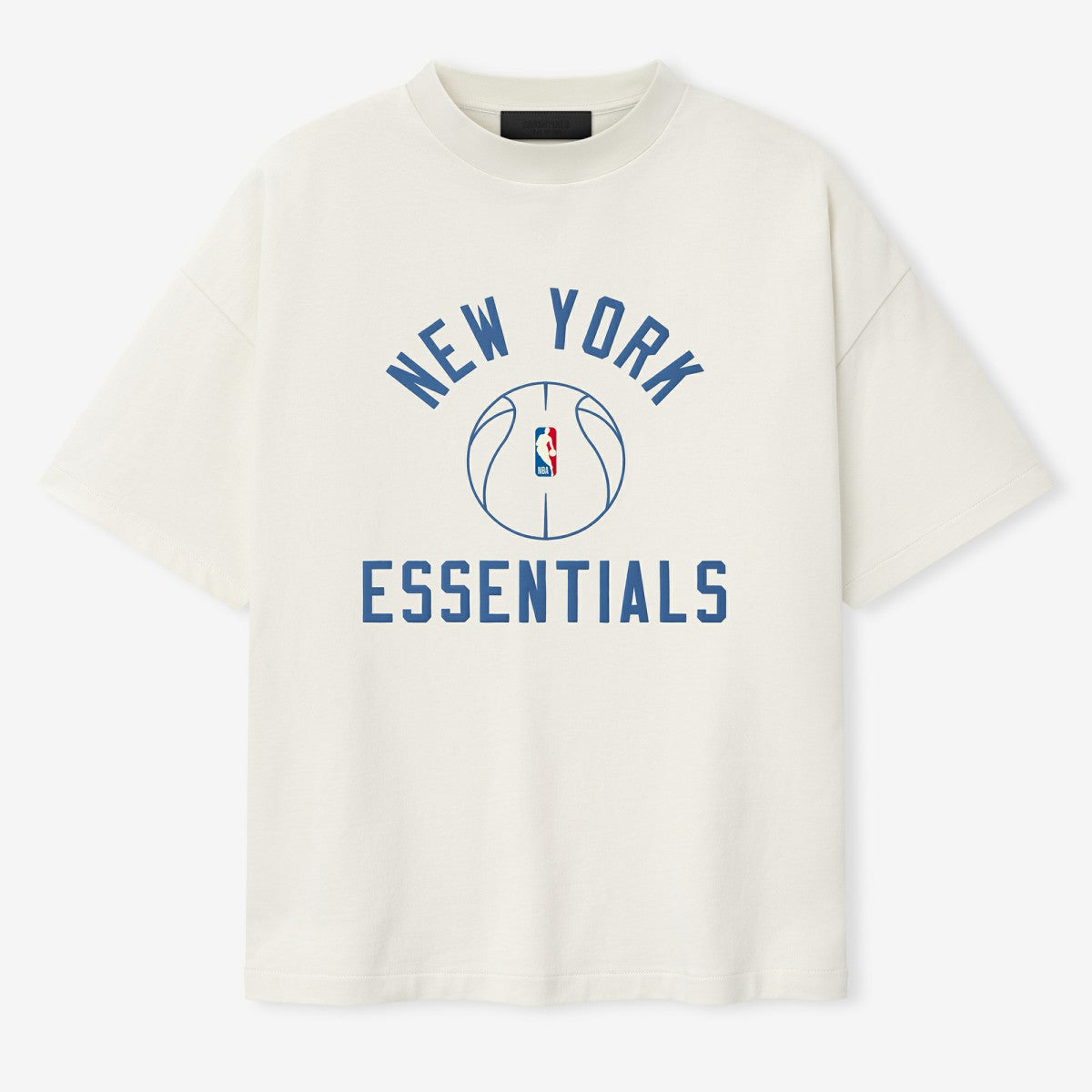 New York Knicks Fear of God x Barkley L. Hendricks Unisex 90's T-Shirt Cream - NBA