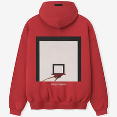 Philadelphia 76ers Fear of God x Barkley L. Hendricks Unisex 90's Hoodie Red - NBA