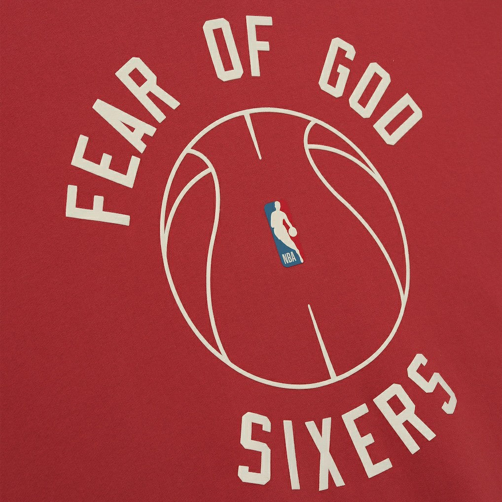 Philadelphia 76ers Fear of God x Barkley L. Hendricks Unisex 90's Hoodie Red - NBA