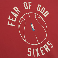 Philadelphia 76ers Fear of God x Barkley L. Hendricks Unisex 90's Hoodie Red - NBA