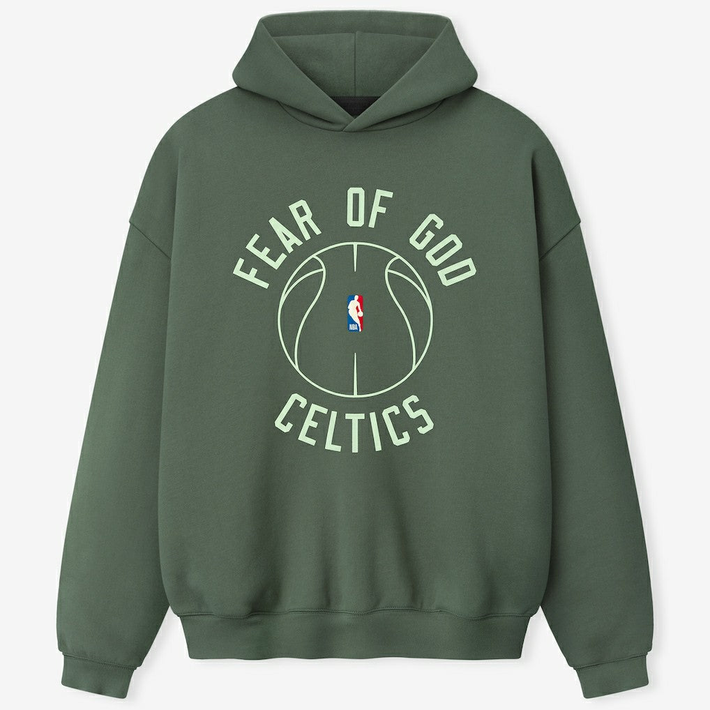 Boston Celtics Fear of God x Barkley L. Hendricks Unisex 90's Hoodie Green - NBA
