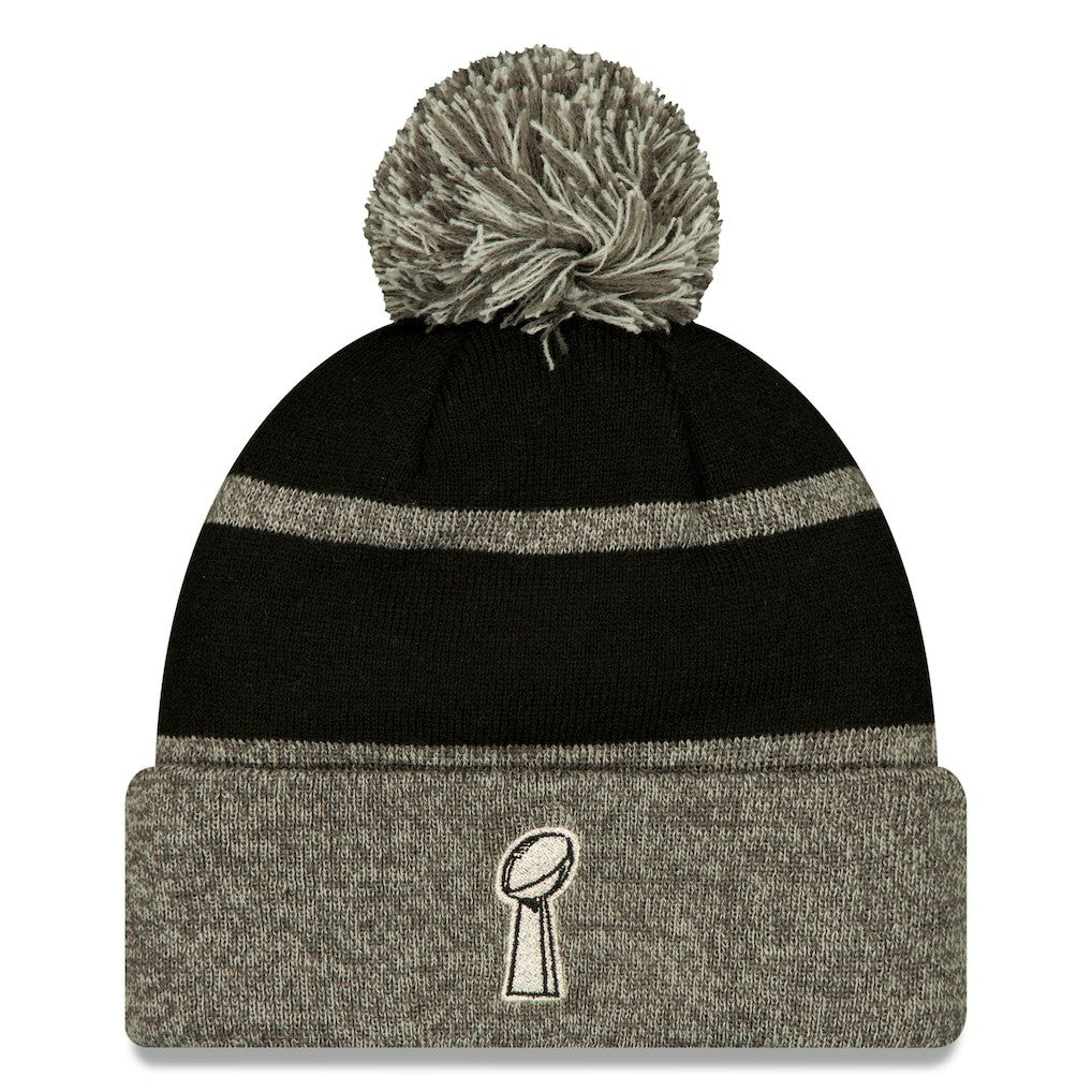 Seattle Seahawks New Era Super Bowl LX Champions Parade Cuffed Knit Hat with Pom Black | NFL