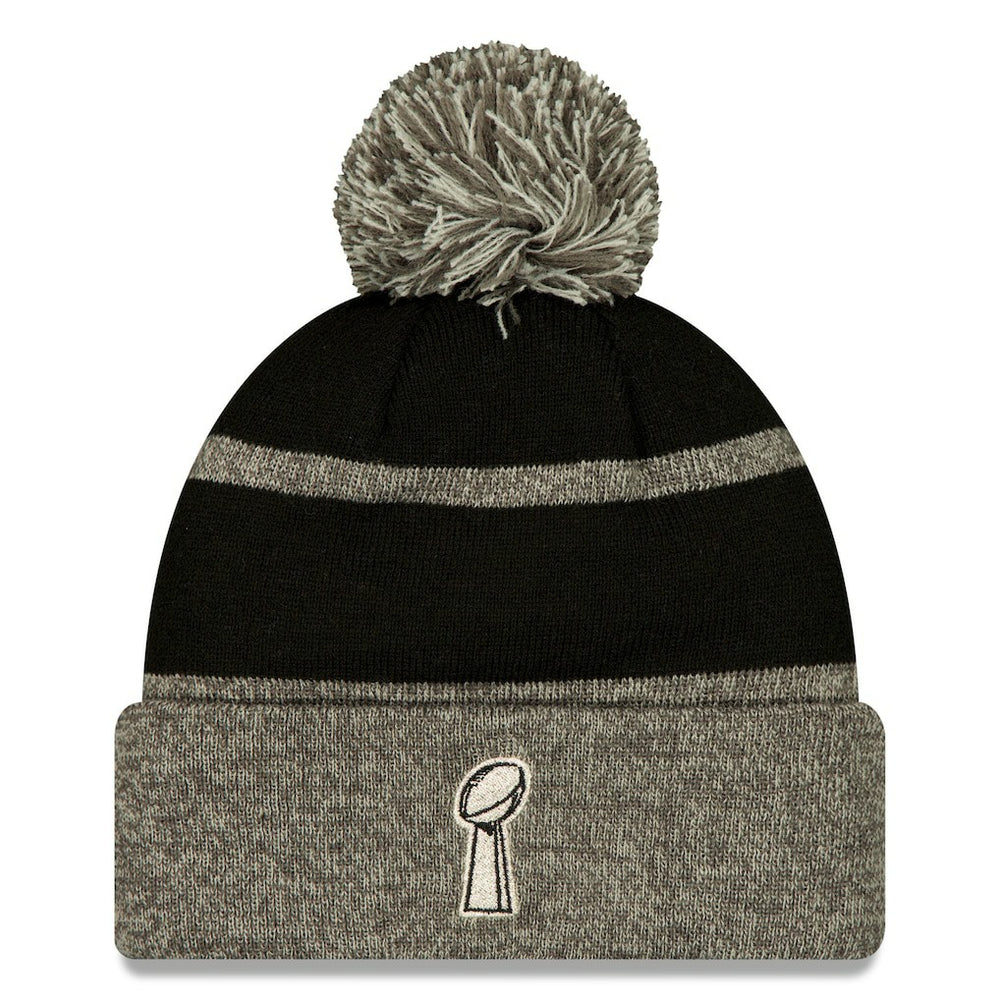 Seattle Seahawks New Era Super Bowl LX Champions Parade Cuffed Knit Hat with Pom Black | NFL