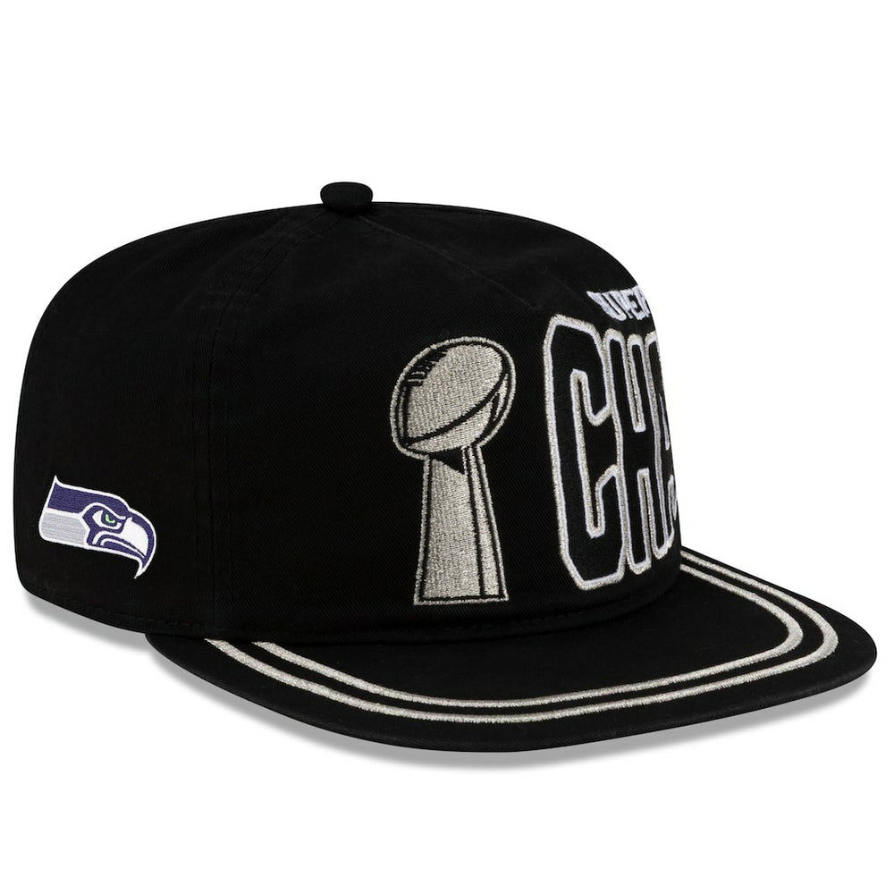 Seattle Seahawks New Era Super Bowl LX Champions Parade 19TWENTY Adjustable Hat Black | NFL