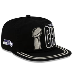 Seattle Seahawks New Era Super Bowl LX Champions Parade 19TWENTY Adjustable Hat Black | NFL