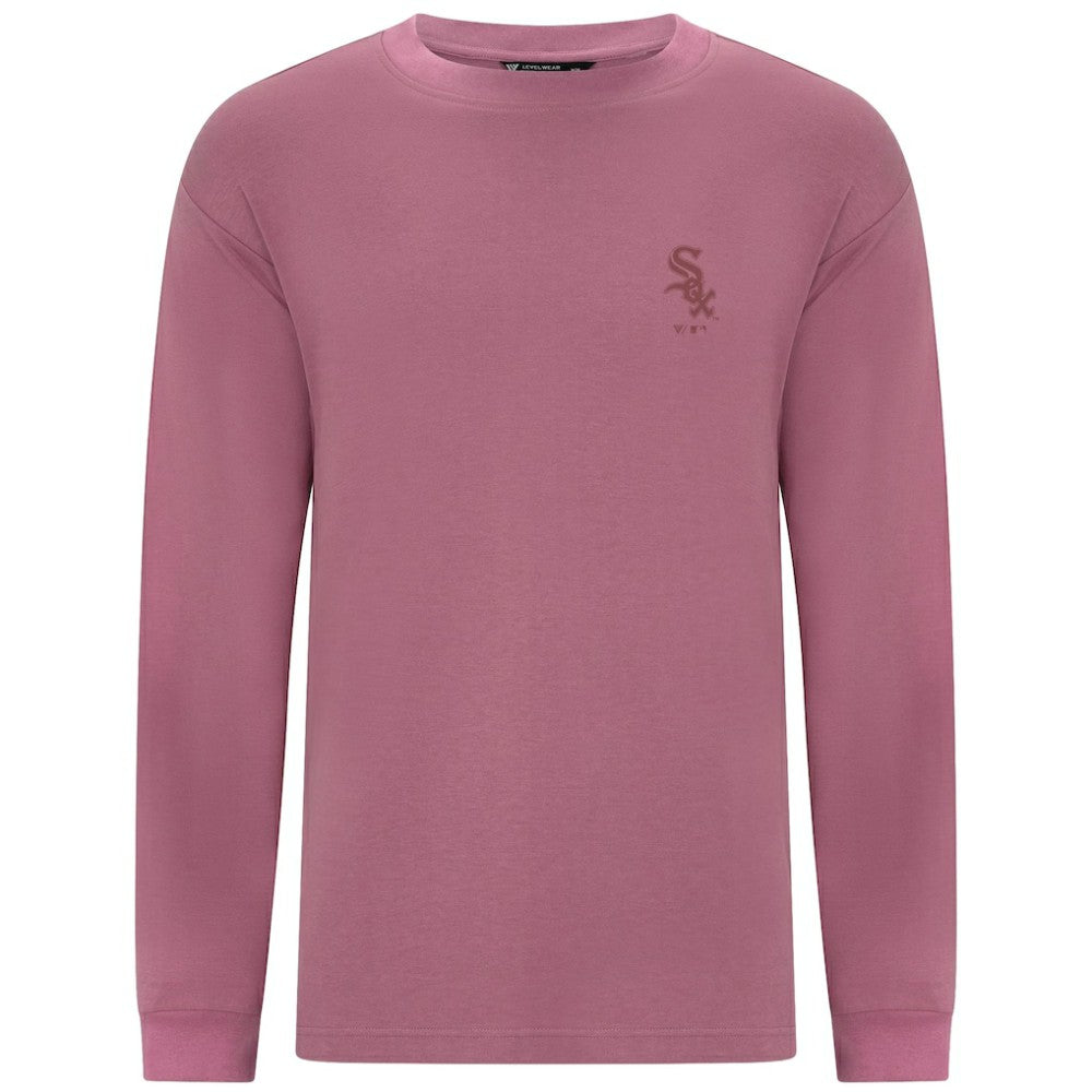 Chicago White Sox Levelwear Bridal Rose Luxe Signature Long Sleeve T-Shirt - MLB