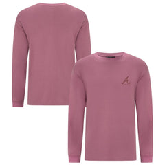Atlanta Braves Levelwear Bridal Rose Luxe Signature Long Sleeve T-Shirt - MLB