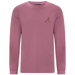 Atlanta Braves Levelwear Bridal Rose Luxe Signature Long Sleeve T-Shirt - MLB