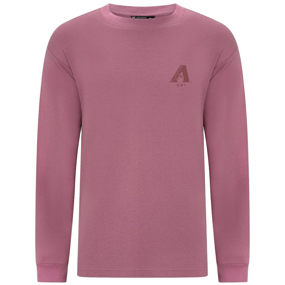 Arizona Diamondbacks Levelwear Bridal Rose Luxe Signature Long Sleeve T-Shirt - MLB