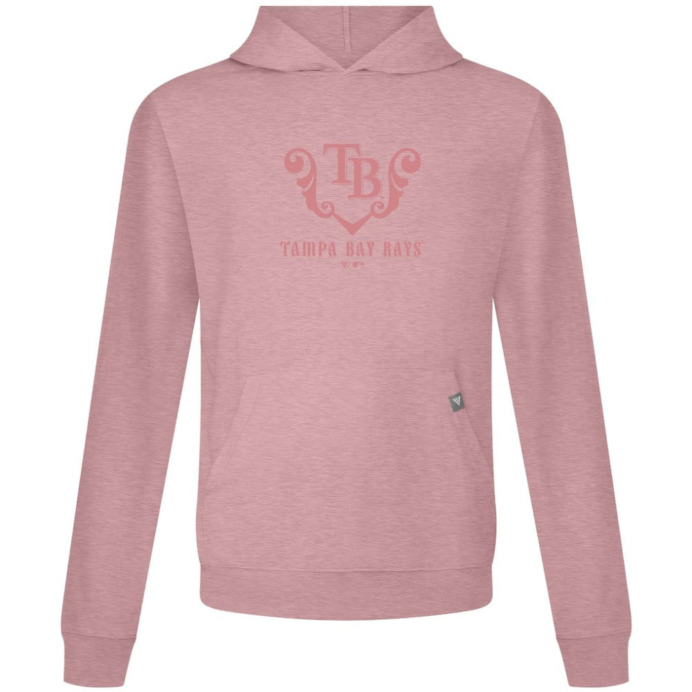 Tampa Bay Rays Levelwear Bridal Rose Relay Pullover Hoodie - MLB