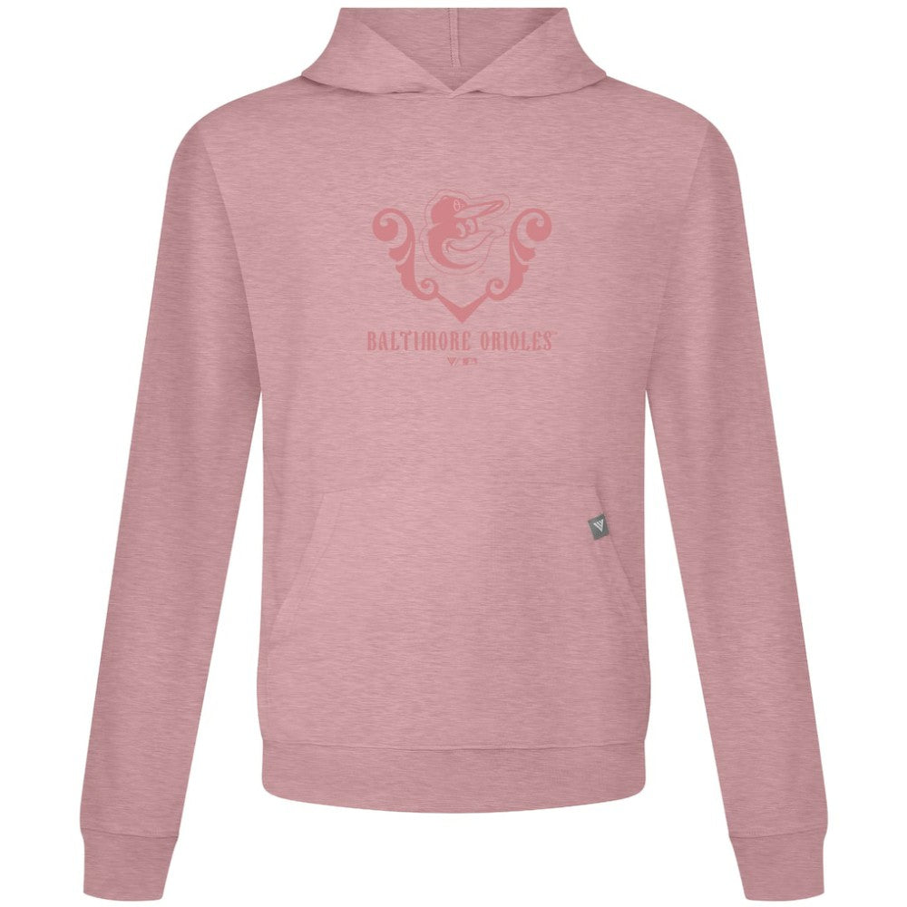 Baltimore Orioles Levelwear Bridal Rose Relay Pullover Hoodie - MLB