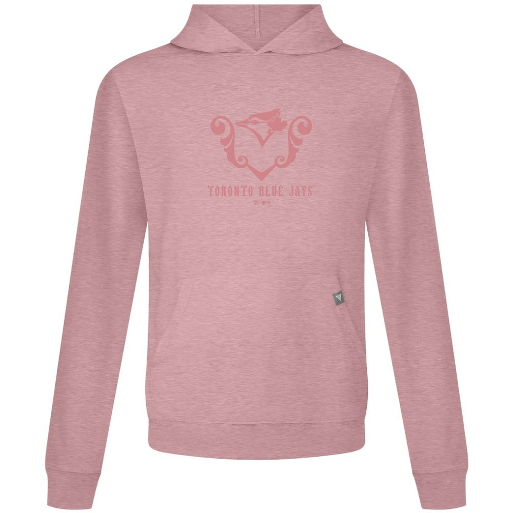Toronto Blue Jays Levelwear Bridal Rose Relay Pullover Hoodie - MLB