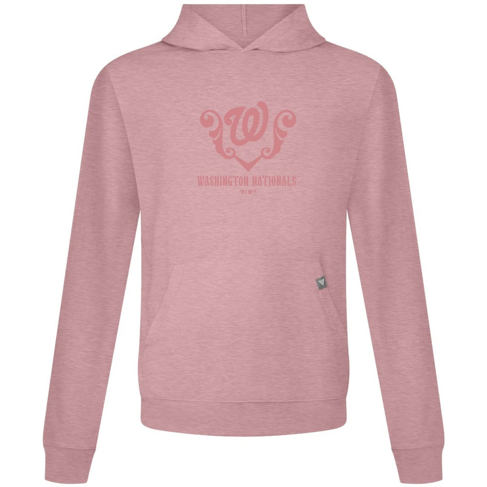 Washington Nationals Levelwear Bridal Rose Relay Pullover Hoodie - MLB
