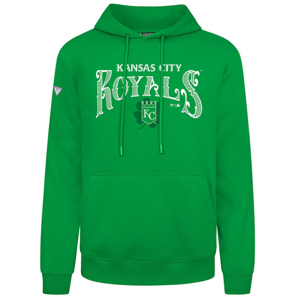 Kansas City Royals Levelwear St. Patrick's Day Podium Hoodie - MLB