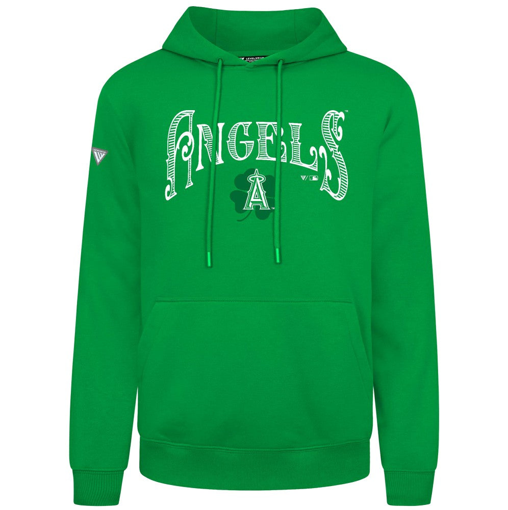 Los Angeles Angels Levelwear St. Patrick's Day Podium Hoodie - MLB
