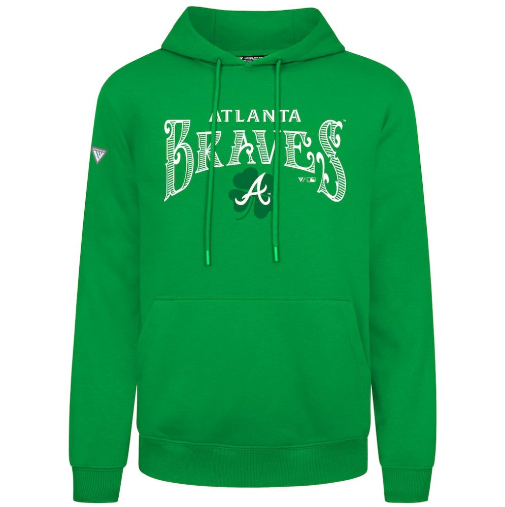 Atlanta Braves Levelwear St. Patrick's Day Podium Hoodie - MLB
