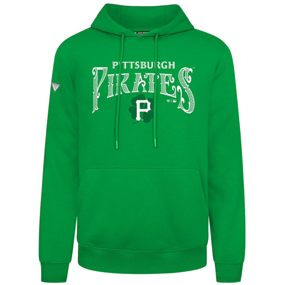 Pittsburgh Pirates Levelwear St. Patrick's Day Podium Hoodie - MLB