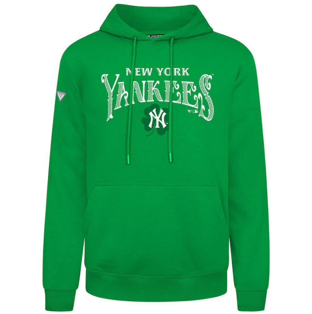 New York Yankees Levelwear St. Patrick's Day Podium Hoodie - MLB