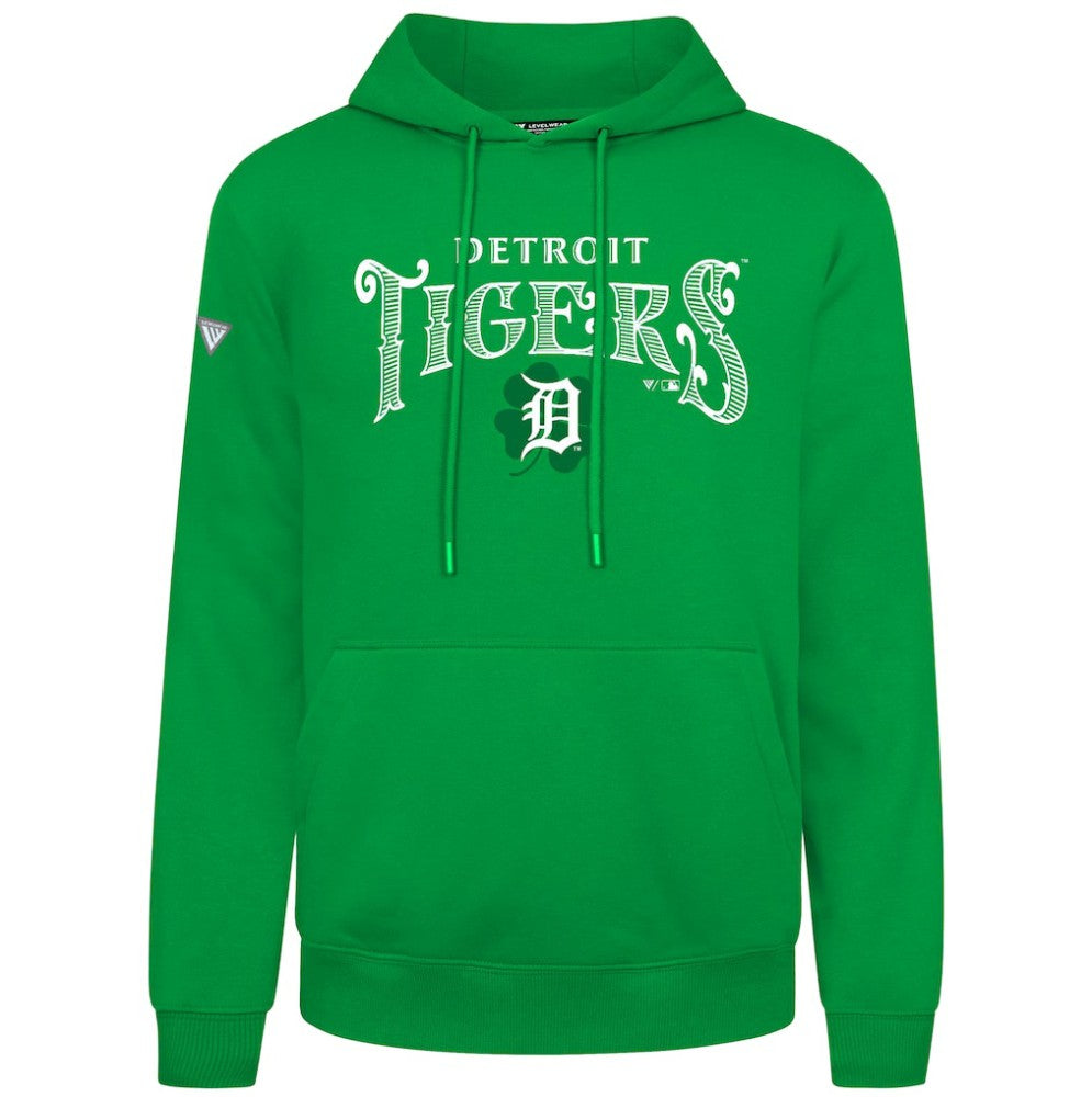 Detroit Tigers Levelwear St. Patrick's Day Podium Hoodie - MLB