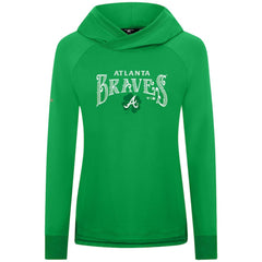 Atlanta Braves Levelwear Women's St. Patrick's Day Slender Raglan Hoodie - MLB