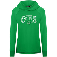 Chicago Cubs Levelwear Women's St. Patrick's Day Slender Raglan Hoodie - MLB