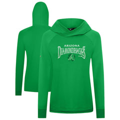Arizona Diamondbacks Levelwear Women's St. Patrick's Day Slender Raglan Hoodie - MLB