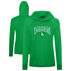 Los Angeles Dodgers Levelwear Women's St. Patrick's Day Slender Raglan Hoodie - MLB