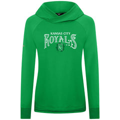 Kansas City Royals Levelwear Women's St. Patrick's Day Slender Raglan Hoodie - MLB