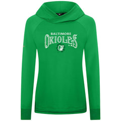 Baltimore Orioles Levelwear Women's St. Patrick's Day Slender Raglan Hoodie - MLB