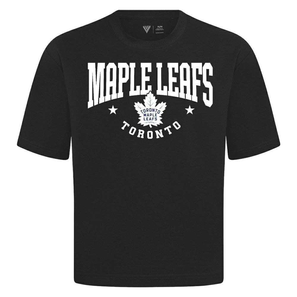 Toronto Maple Leafs Levelwear Luxe Signature Knit T-Shirt - Black - NHL