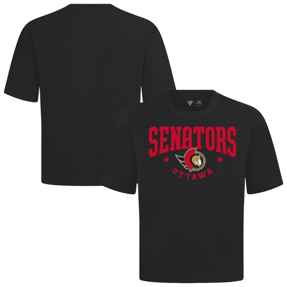 Ottawa Senators Levelwear Luxe Signature Knit T-Shirt - Black - NHL