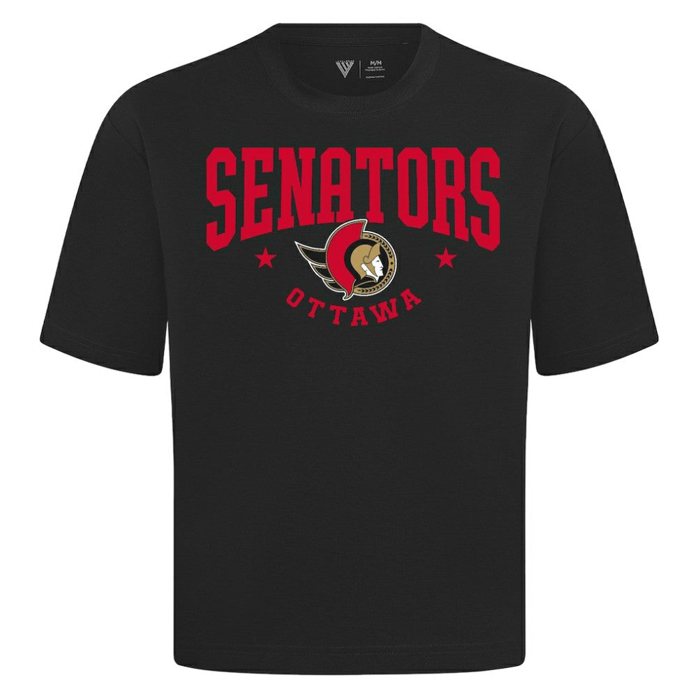 Ottawa Senators Levelwear Luxe Signature Knit T-Shirt - Black - NHL
