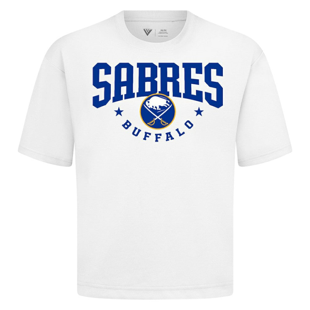 Buffalo Sabres Levelwear Luxe Signature Knit T-Shirt - White - NHL