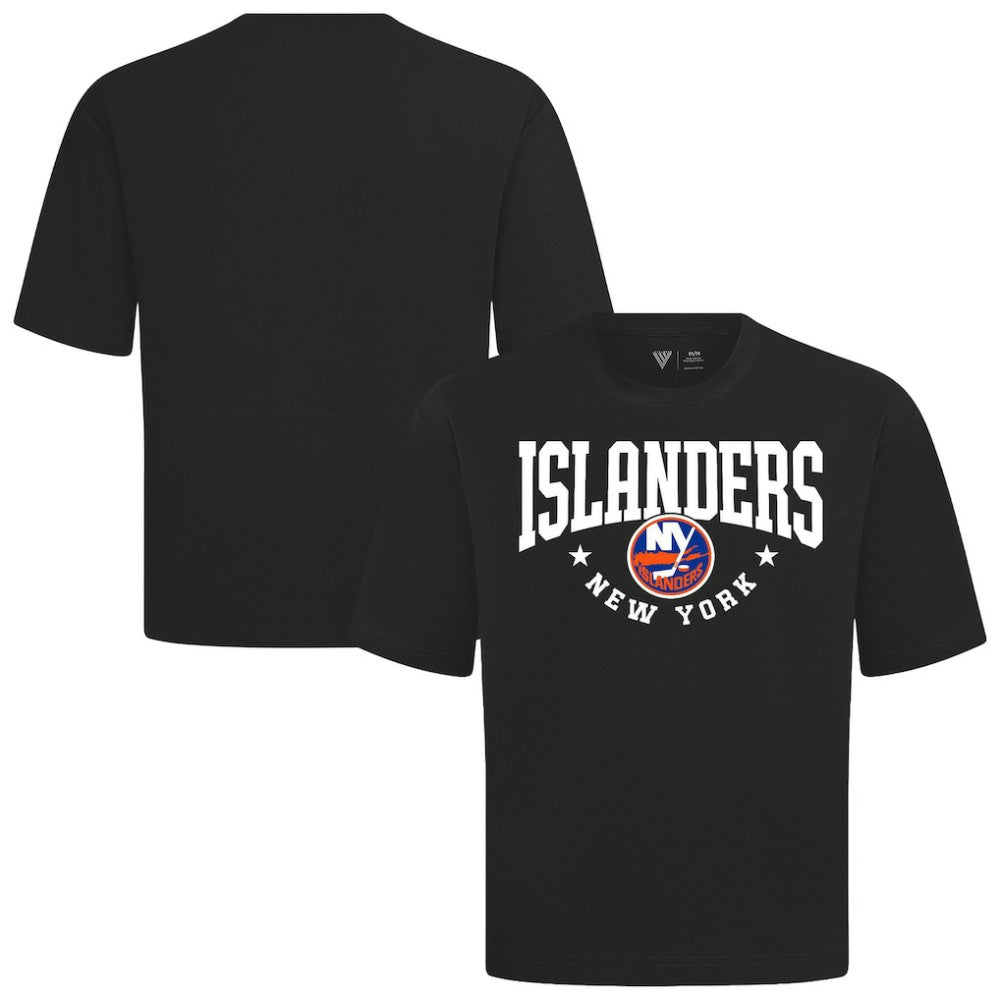 New York Islanders Levelwear Luxe Signature Knit T-Shirt - Black - NHL