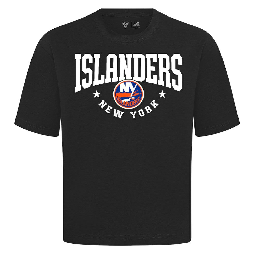 New York Islanders Levelwear Luxe Signature Knit T-Shirt - Black - NHL