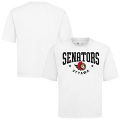 Ottawa Senators Levelwear Luxe Signature Knit T-Shirt - White - NHL